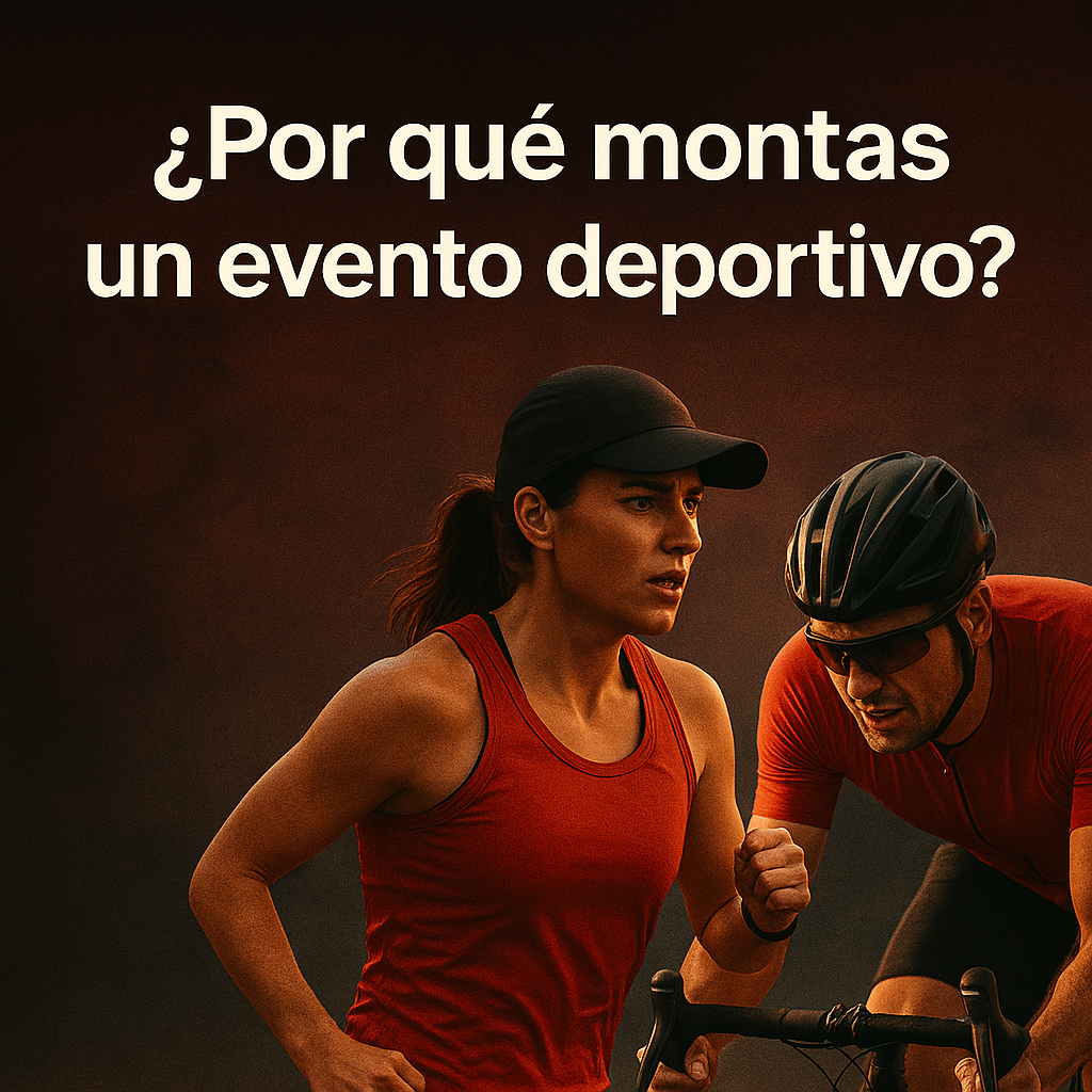 ¿Por qué montas un evento deportivo?